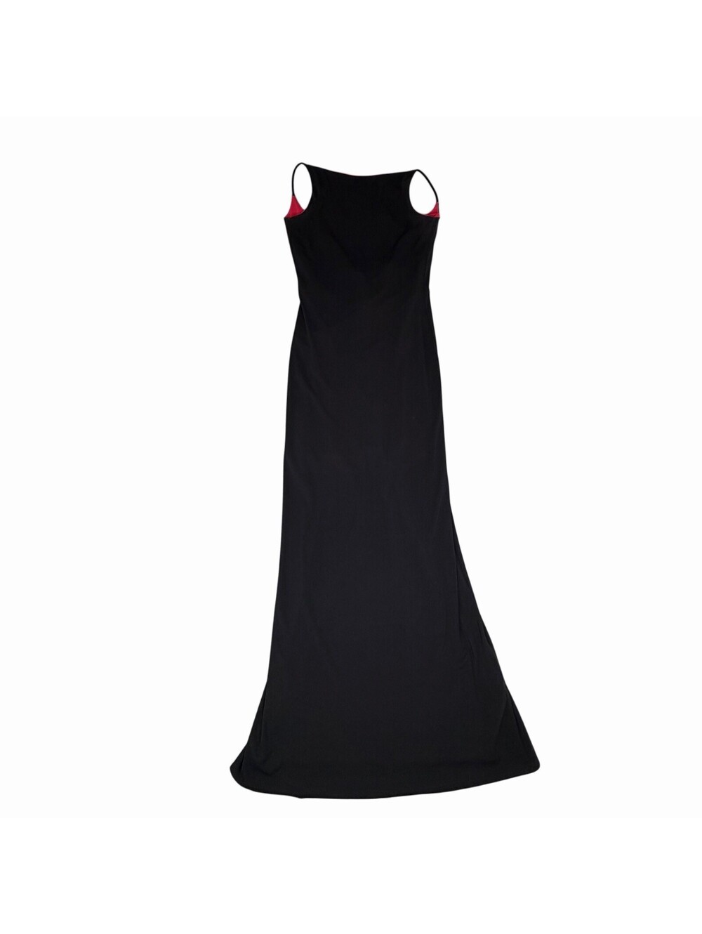 Laundry by Shelli Segal Black Low Cowl Back High Neck Floor Length Gown Size 2